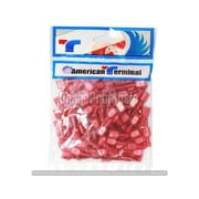 American Terminal E-FMR2N-100 22/18-Gauge Economy Nylon Fully-Insulated Male Red