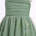 thumbnail image 6 of Flower Girl Dress Elegant Thin Strap Tulle Skirt Princess Gown Perfect for Weddings Birthdays and Special Occasions Green-10Y, 6 of 8
