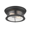 thumbnail image 5 of 2 Light Flush Mount In Seaside Style 13.5 Inches Wide By 5.5 Inches High-Brushed Nickel Finish Z-Lite 727F13-Bn, 5 of 7