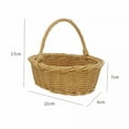 thumbnail image 2 of GASTROPOD 2026 New Easter Basket Easter Candy Storage Basket Decorative Centerpiece Empty Picnic Basket Woven Basket for Candy Gifts Celebration, 2 of 6
