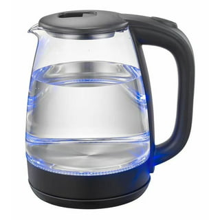 Farberware 1.7 Liter Electric Kettle, Double Wall Stainless Steel and Black  - AliExpress