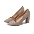 thumbnail image 1 of Zapatos Tommy Hilfiger Abilene para mujer, tacón, gamuza, color topo, talla 9, 1 of 5