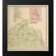 thumbnail image 2 of Stone 12x13 Black Modern Framed Museum Art Print Titled - Oswego, Minetto New York Landowner - Stone 1866, 2 of 5