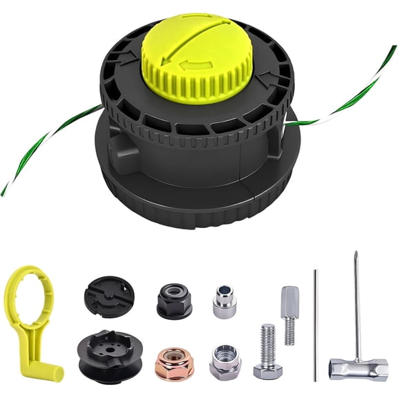 OWNTIDE 314608005 Trimmer Head for Ryobi Reel Easy Bump Feed Straight Shaft 40V RY15526 RY15527 RY15529VNM, Durable Replacement