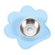 thumbnail image 3 of Comedero para perros Comedero para mascotas Tapete de silicona antideslizante portátil Comedero para mascotas Comedero para gatos y perros Azul, 3 of 9