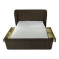 thumbnail image 4 of King Bed Modern Design, Wooden Platform Bed with Storage, Upholstered Canopy Bed Frame for Bedroom, 4 of 6