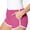 #496-Hot Pink, variant on TaTaai Women's High Waisted Running Yoga Shorts with Pockets, Stretchy Compression Athletic Bottoms, Summer Casual Workout Pants for Gym and Cycling Gift