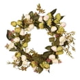 thumbnail image 1 of de Flores Artificiales de Peonía de Puerta de Primavera Flor Delantera Puerta Boda Decoración Interior Verde BLESIY Guirnalda de la puerta de la ramita de la flor, 1 of 8