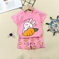 thumbnail image 2 of Baby Boy Outfits Summer Short Sleeved T Shirt Set Boys Girls Short Sleeved Shorts 2 Piece Set Boy Baby Clothes B 4 Years-5 Years, 2 of 3