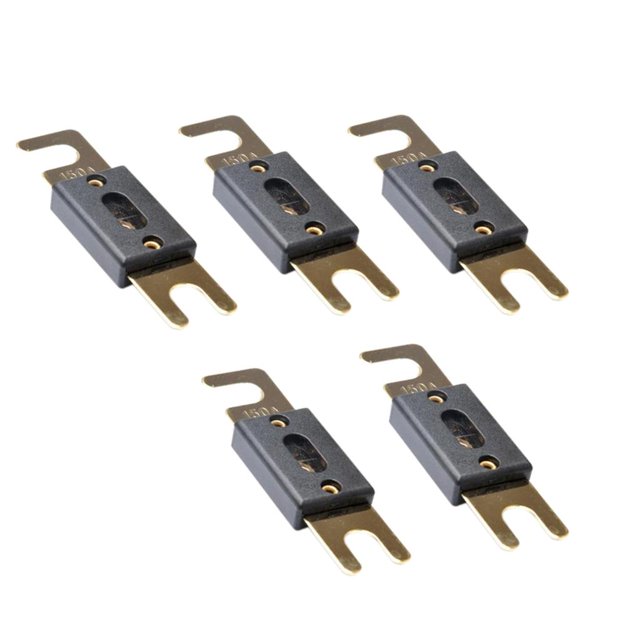 5pcs 150A Car Audio ANL Blade Piezas de Reparación de Automóviles Chapadas en Oro shamjiam Car Audio ANL Fusible 150A