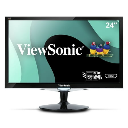 UPC: 0766907734416 | ViewSonic VX2452MH 24 Inch 2ms 60Hz 1080p Gaming Monitor with HDMI DVI and VGA inputs
