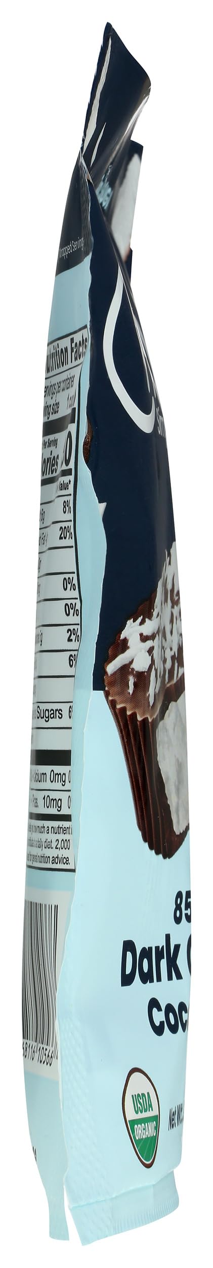 Chocxo 85% Dark Chocolate Coconut Cups 3.45 oz (Pack of 6)
