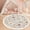 Color 4, variant on Washable Non Slip 4ft Round Rug, Forest Trees Misty Pastel Pink Purple Woodland Circle Area Rugs with Tassels Carpet for Nursery Bedroom Living Room Playroom Tent rug Tent Castle