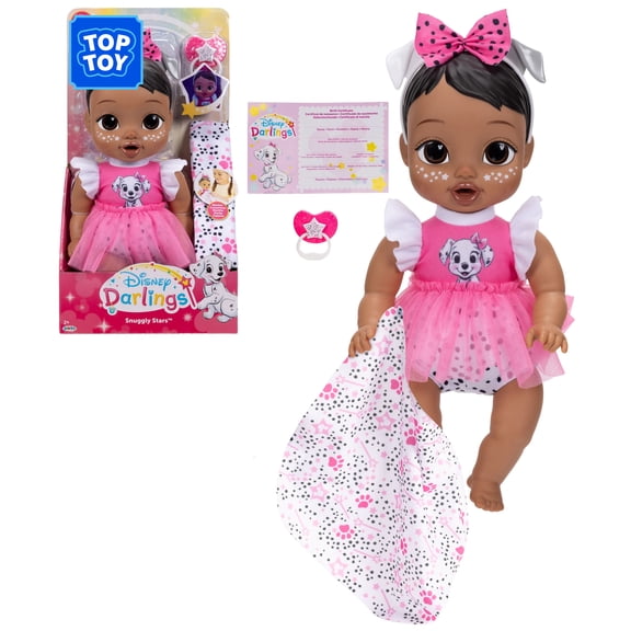 Disney Darlings Snuggly Stars 101 Dalmatians Light Brown Hair, Brown Eyes Baby Doll
