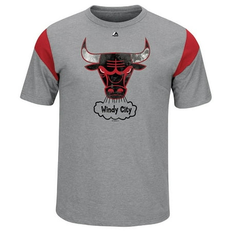Hardwood Classics Vintage Tee - Chicago Bulls Gray Killer Instinct Hardwood Classics T-Shirt (M)