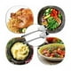 thumbnail image 4 of Juego de cucharas para servir extragrandes de diseño elegante para bufés, cuchara ranurada y cuchara para servir de acero inoxidable 18_8 de grado alimenticio, cubiertos de mesa de usos múltiples, 4 of 5