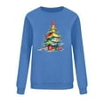 thumbnail image 6 of Christmas Sweatshirts for Womens Christmas Clothing Loose Plus Size Blouses Tops Fashion Cute Xmas Tree Printed Shirts Pullover Winter Long Sleeve Crewneck Sweaters, 6 of 6