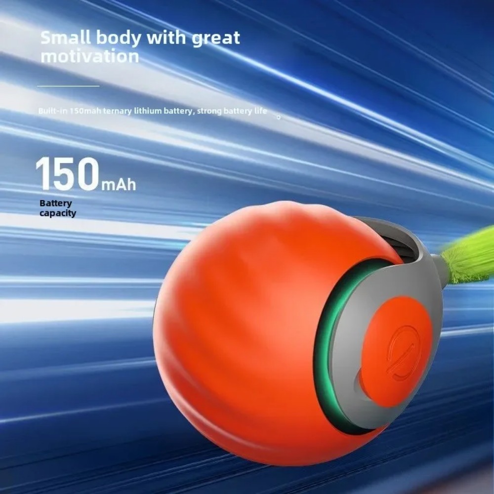 Interactive Cat Toy Ball - Small Tail Rolling Ball for Fun & Exercise - Ideal Cat Accessories & Supplies