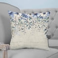 thumbnail image 4 of Blue Eucalyptus Leaves 16x16 Pillow Covers Set of 2, Farmhouse Retro Botanical Floral Throw Pillow Covers Decorative Couch Cushion Case, Microfiber Square Pillowcases for Bedroom Car Living Room, 4 of 7