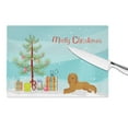 thumbnail image 4 of Ruby Cavalier King Charles Spaniel Christmas Tree Glass Cutting Board Large, 4 of 4