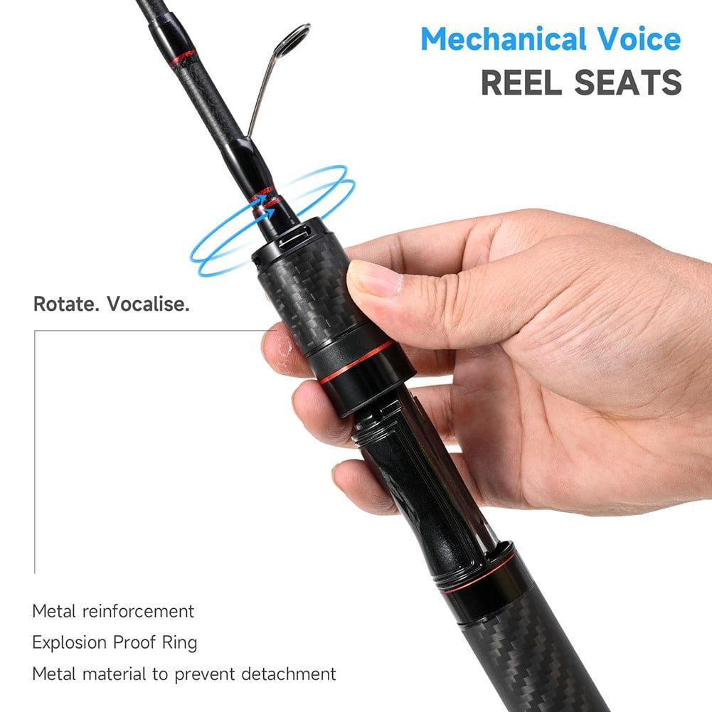 yaaqii 38-165cm fishing lure rod UL Carbon Fiber Telescopic Compact Saltwater Pole