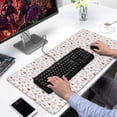 thumbnail image 2 of Long Mouse Pads for Desk,Red Christmas Tree Pattern Desk Mats on Top Of Desks, Desk Mouse Pad Extra Large with 3mm Non-Slip Base and Stitched Edge for Gaming,Office,Work,Home 31.5x15.7in, 2 of 5
