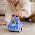thumbnail image 5 of Toy Car for Toddlers, Cute Blue Fire Engine Push‑Powered Vehicle, Friction Powered Mini Car Toy, Educational Play Car Gift for Boys Girls, 5 of 5