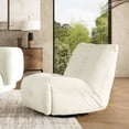 thumbnail image 4 of Rearden 35.5" Swivel Glider Manual Recliner Gaming Lounge Chair Pearl White, 4 of 11