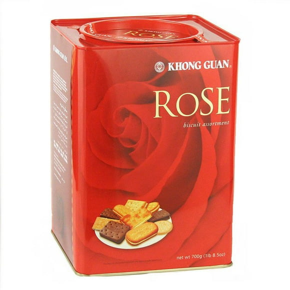 Khong Guan Rose Tin Assorted Biscuit