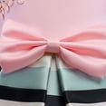 thumbnail image 6 of Elainilye Fashion Toddler Girls Formal Dresses Satin Bowknot Flower Decoration Birthday Party Gown Long Dresses, Sizes 3-9Y,Pink, 6 of 8