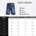 thumbnail image 4 of GINGTTO Men's Relaxed Fit Baggy Denim Shorts, 4 of 12