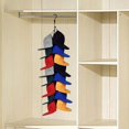 thumbnail image 4 of Organizer for Baseball Caps - Holder Closet Clips, Good Hangers Rod, Display Wall Mount, Easy Storage Racks and Hats, Black, 4 of 5