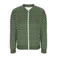 thumbnail image 3 of ZUKMRJPC Womens Bomber Jacket Full Zip Up Fashion Print Casual Cropped Jackets Lightweight Trendy Outerwear Coat with Pockets, 3 of 5