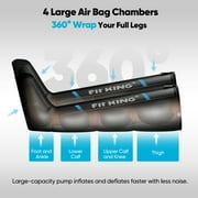 نظام Fit King لاستعادة ضغط الهواء ، أحذية تدليك العجل والفخذ والقدم ، لتداول الدم والانتعاش السريع Fsa / Hsa مؤهل (متوسط)