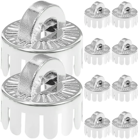 TOXMENT Gadpiparty Xmas Ornament Caps 10pcs Gold 2.5CM DIY Parts for Porcelain Glass