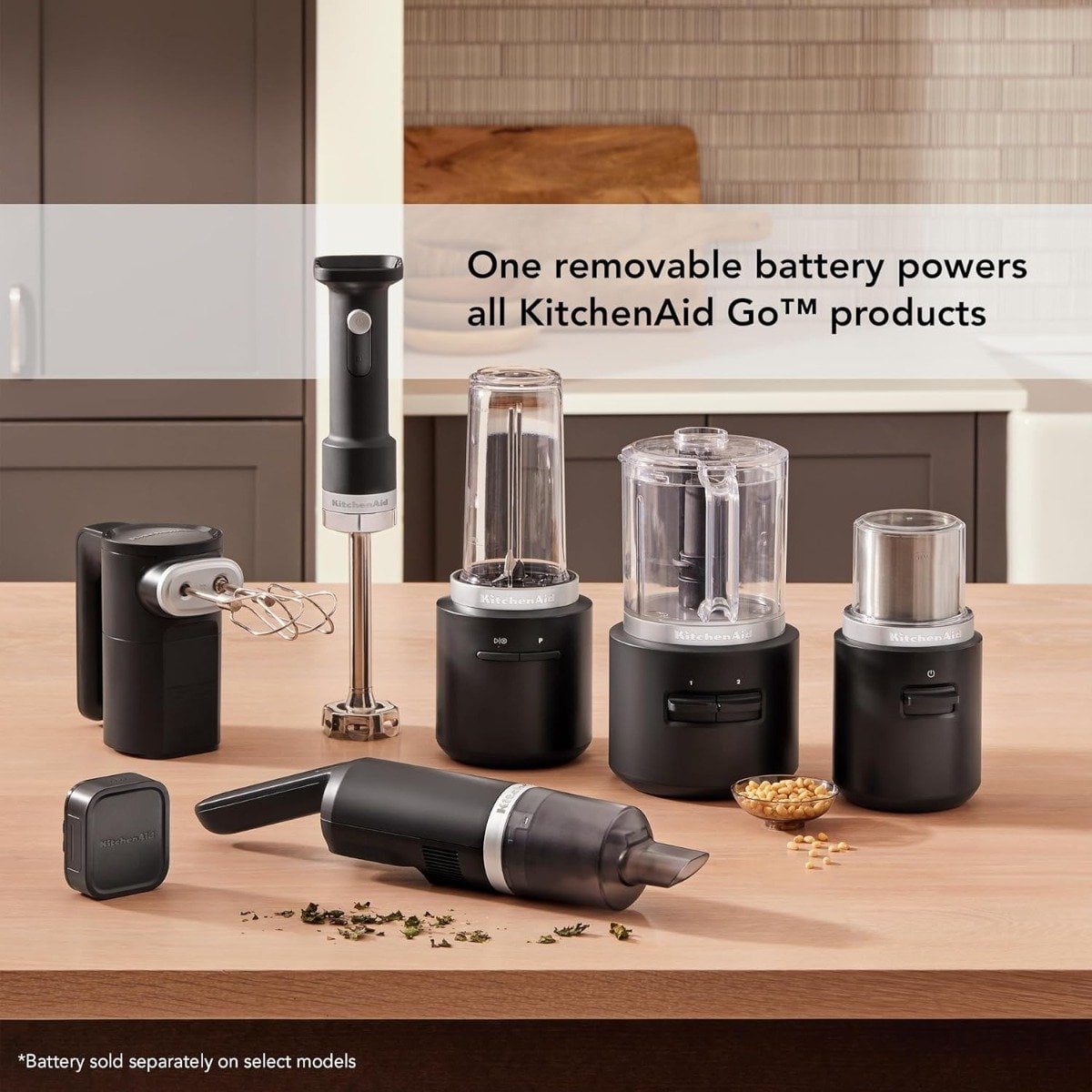 KitchenAid Go Battery Powered Blender, Black Matte