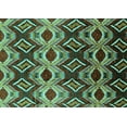 thumbnail image 1 of Ahgly Company Indoor Rectangle Solid Turquoise Blue Modern Area Rugs, 6' x 9', 1 of 4