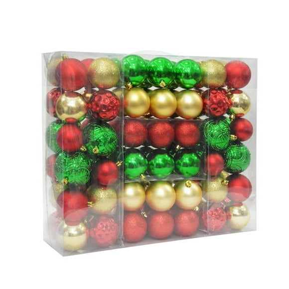 Christmas Ornament, Multi Color - Pack of 84