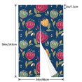 thumbnail image 3 of XMXT Japanese Noren Doorway Room Divider Curtain,Fuchsia Spring Florals Restaurant Closet Door Entrance Kitchen Curtains, 34 x 56 inches, 3 of 7