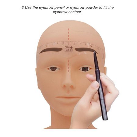 Faginey Outil De Mesure De Tatouage De Microblading De Dessin Facile De Regle D Autocollant De Sourcils Regle De Sourcil Autocollant De Microblading De Sourcils Walmart Canada