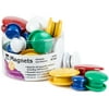 Charles Leonard Round Magnets Combo Pack, 12 Small, 12 Medium and 6 Large, Assorted Colors, Tub of 30 Magnets (35930)