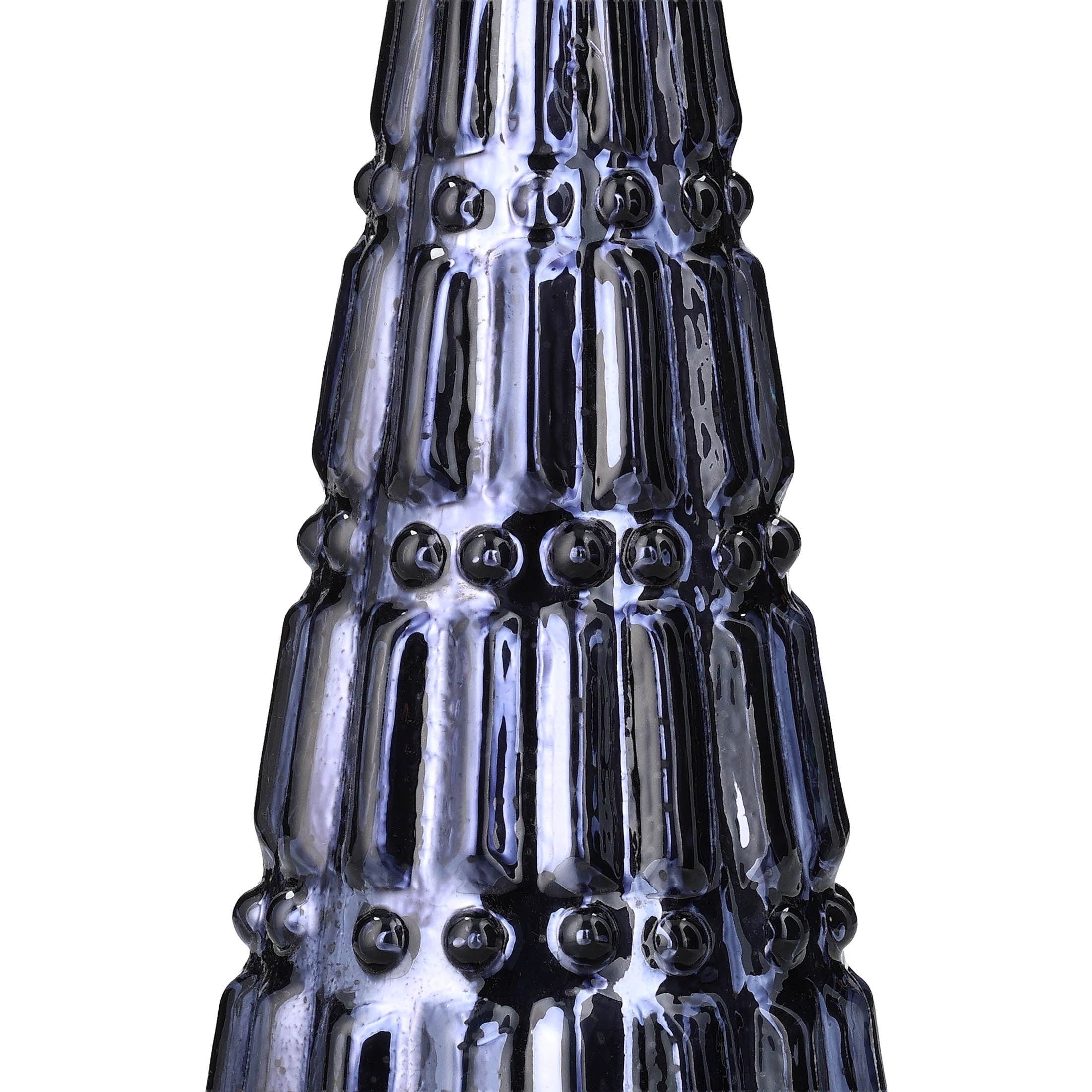 Glass Tree Christmas Decoration, Blue, 12", by Holiday Time