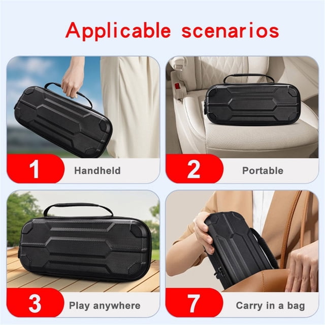 Estuche de Transporte A Prueba de Golpes para para Portal Bolsa de Almacenamiento Protectora Portátil con Compartimentos para Accesorios