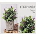 thumbnail image 4 of Set Of 2 Artificial Lavender Plants In Pots With Mini Plastic Pots - Fake Green Plants, 4 of 4