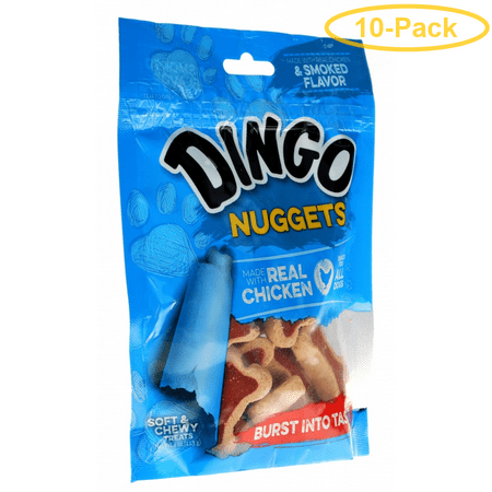 Dingo Nuggets with Real Chicken 4 oz - Pack of 10 (Best Chicken Nuggets Brand)