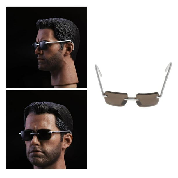 1:6 muñeca aficionado juguetes Metal ropa accesorio Yotijar Gafas de sol