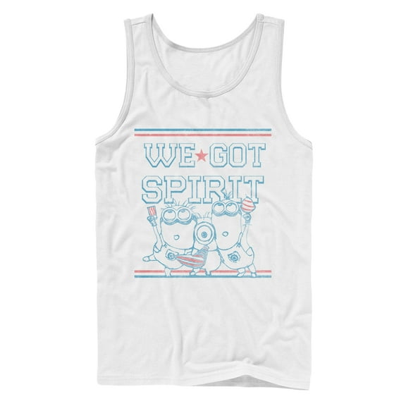 Men's Despicable Me Minion Got Spirit Tank Top White Small