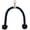 Blue&Black, variant on qibylift 27 Inch Nylon Tricep Rope Cable Machine Attachment with Rubber End Caps