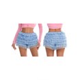 thumbnail image 2 of Women Lace Bloomers Shorts Casual Summer Layered Ruffles Elastic Short Pants for Club Streetwear, 2 of 9