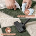 thumbnail image 4 of BERTHMEER 6'x9' Shag Area Rugs for Bedroom Dorm Entrance Laundry Entryway Modern Checkered Contemporary Plush Soft Carpets Indoor Fuzzy Fluffy Washable Throw Rugs, Green, 4 of 8